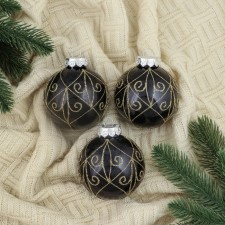 Set of balls Plastic D-8 cm, 3 pcs 