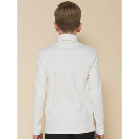 Turtleneck for the boy Pelican, height 152 cm, milk color-2