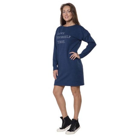 A dress from a footer, size 52, blue color-1