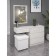 Toilet table, 700 × 383 × 180 mm, color milk