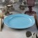 Small “watercolor” plate, d = 20 cm, blue color