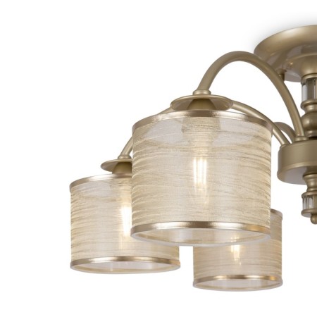 Freya FR2539CL-06G Ksenia ceiling lamp, 730x730x309 mm, E14, 6x40W, color matte gold-3