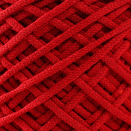 Cotton cord 3 mm 220m/240 ± 5 g gradient "Summer" (red/white)-2
