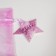 Bagon Gift Organza Violet "Stars", with a nameplate, 20 x 30 cm +/- 1.5 cm