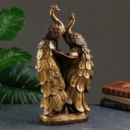 Figure "Firebird" double, black gold, 25x13x51cm