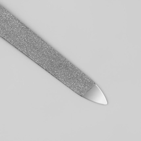 Metal file for nails, 12 cm, in a case, the color "amber"-2