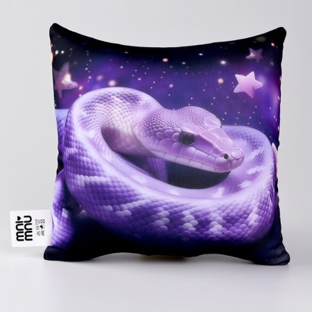 New Year. Decorative anti -stress pillow "Snake", purple-2