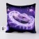 New Year. Decorative anti -stress pillow "Snake", purple