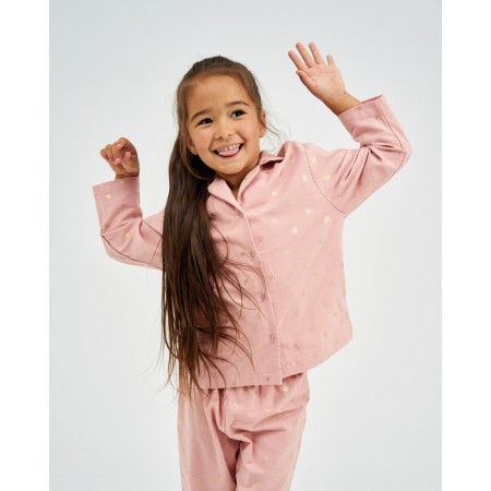 Pajama nursery from a flannel (shirt, trousers) KAFTAN "Dandelions", height 98-104, pink-3