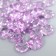 Buttons plastic on midnight "Lilac crystal" 1.3x1.3 cm set 35 pcs 4.8x3.7x3.7 cm