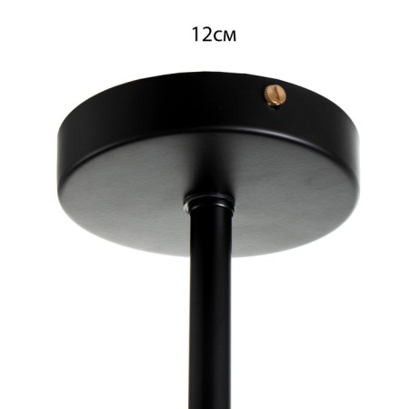 Svetogor chandelier "Form" 6x60W E27 Black 81x81x39cm-4