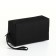 Cosmetic bag with lightning, black color