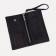 Women's wallet on magnets, black color