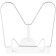 Book stand plastic, Cristal, transparent