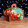 Gift Folding Box "Emerald Vintage" 19.5 x 13 x 14 cm