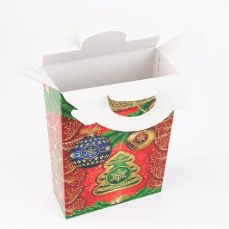 Box Gift New Year Castard Clock 17.5 x 31 x 7 cm-3