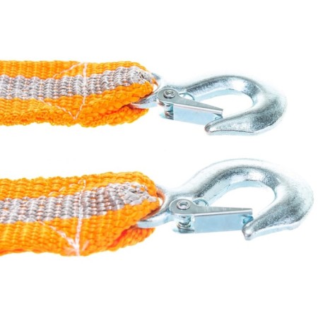 Towing cable stels, 10 tons, 2 hooks, a bag with a zipper-3