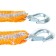 Towing cable stels, 10 tons, 2 hooks, a bag with a zipper