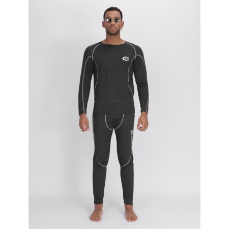 Male thermal underwear, size 54-56, dark gray color