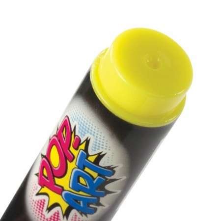 MARKER CHLOVA BRAUBERG "Pop-Art", 5mm, yellow, fluor. Wash, for smooth surface151528-4