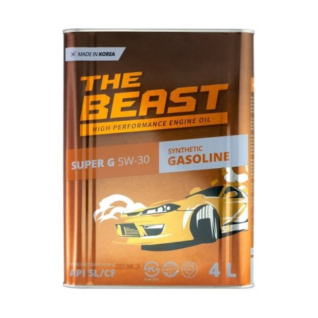 Motor oil The Beast Super G 5W-30, synthetic, 4 liters
