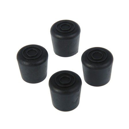 Furniture round tundra, d = 20 mm, 4 pcs., Black-1