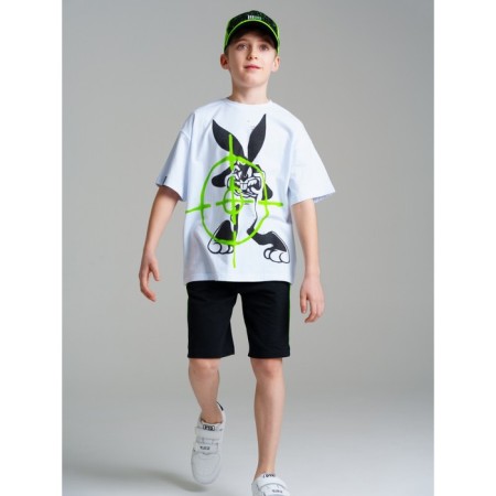 Set for the boy PlayTode: T -shirt and shorts, height 134 cm-1