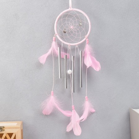 Dreaming Catcher+Wind Music 4 Tempo "Spider Web with Stars" d = 13 cm mix 47 cm