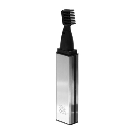 Luazon Ltri-17 hair trimmer, for mustaches/nose/beards, 4 nozzles, batteries, silver-11