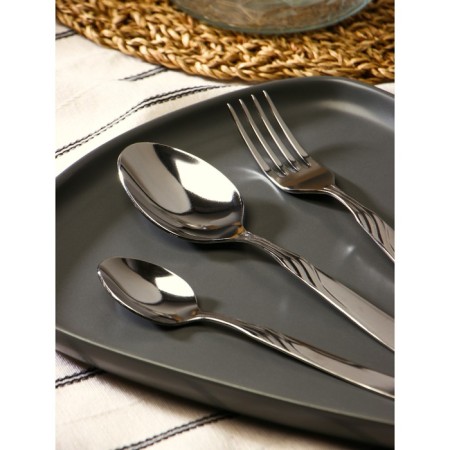Set of cutlery "Sofia", 18 items, thickness 1.8 mm, cardboard box, silver color-1