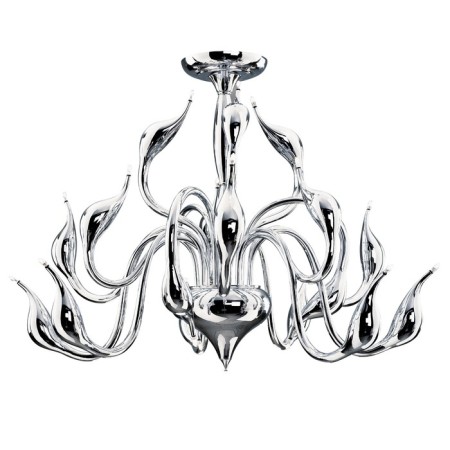 Chandelier Cigno 18x20W G4 chrome 90x70cm