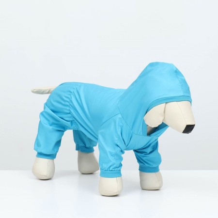 Overalls for animals, without lining, size 3xl, blue-2