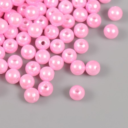 A set of beads "Pearls" d 8 mm, 250 grams, pale pink-1