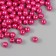 Set of beads "Pearls" d 6 mm, 250 g, raspberry