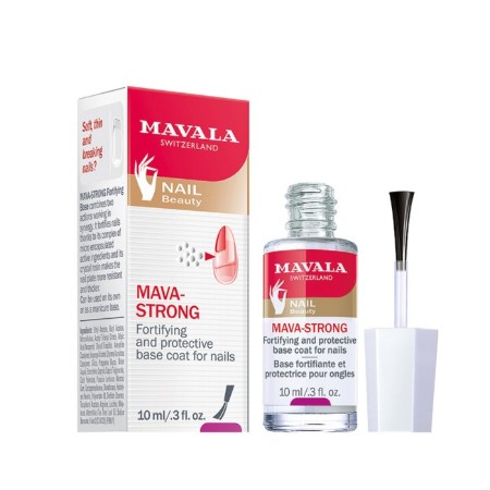 Strengthening and protective nail foundation Mavala Mava-Strong, 10 ml