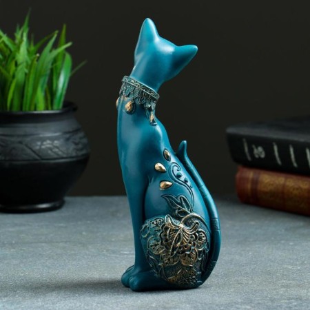 Figure "Cat" blue, 20x8cm-2