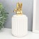 Coramics Coramics "Golden Bunnies" White, Hofre 15.5x7x7 cm