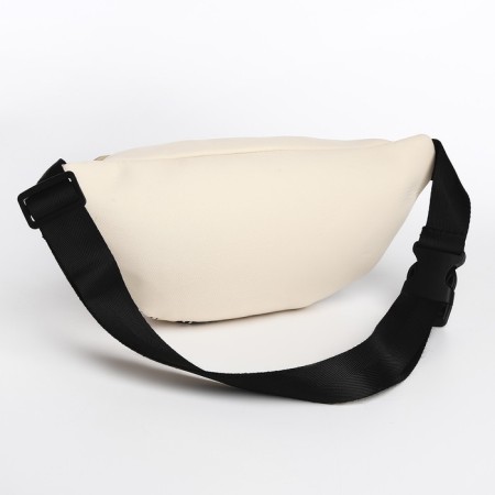 The textile waist bag with the pocket "be true" 30*14*6 cm-4