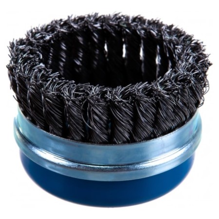 Brush for Ushm Zubble 3527-100_z02, "Cup", steel, wicker bunches, 0.5 mm, 100 mm x M14-3