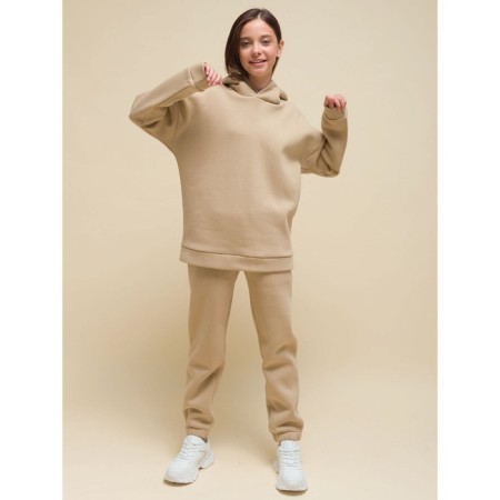 Baby sweatshirt, height 116 cm, sandy color-5