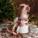 New Year's Jester "In an elegant suit" Music moves his head, 46 cm, lilac