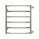 Water towel Terminus "Victoria" P6, 500x600 mm, lateral connection, chrome