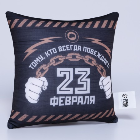 Antistress pillow decorative "February 23"-2