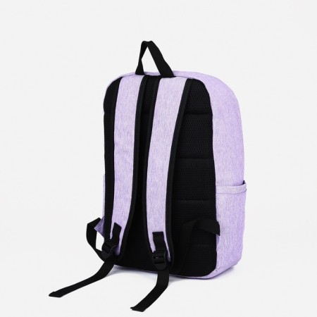 School backpack from lightning textiles, 4 pockets, Fulldorn, lilac color-3
