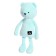 Soft toy "Bear George", 33 cm, tiffany color