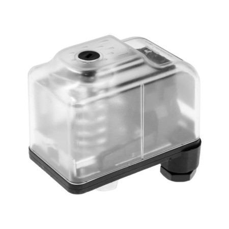 TIM PS-06B pressure relay, pitch nut 1/4 ", 1.4-2.8 bar, transparent case, scale