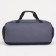 Road bag on a zipper, shoe department, external pocket, long belt, gray color