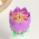 Candle for Cake Musical "Tulip", purple, 12 × 5 cm