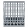 Capital, vertical, 4 compartments, gray