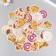 Stickers for creativity "Sweets" embossing gold set 48 pcs 9x7x0.8 cm